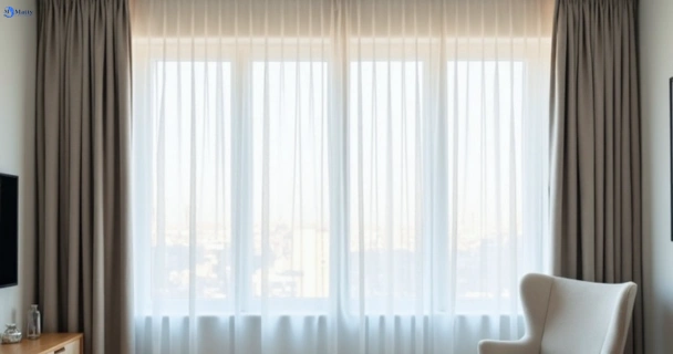 Restored vibrant drapes in woodend-vic QLD after Matty Curtain Cleaning